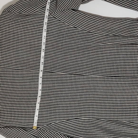 Vintage St. Emile Houndstooth Wool Jacket/ Long Blazer sz Large - Picture 12 of 13